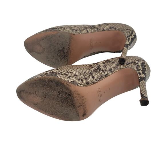 Coach Snakeskin Round Toe Pumps - Picture 11 of 12